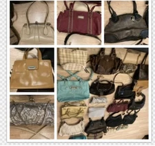 Excellent Wholesale Lot Of 30 Women Handbags / Shoes Assorted Most Brand Names