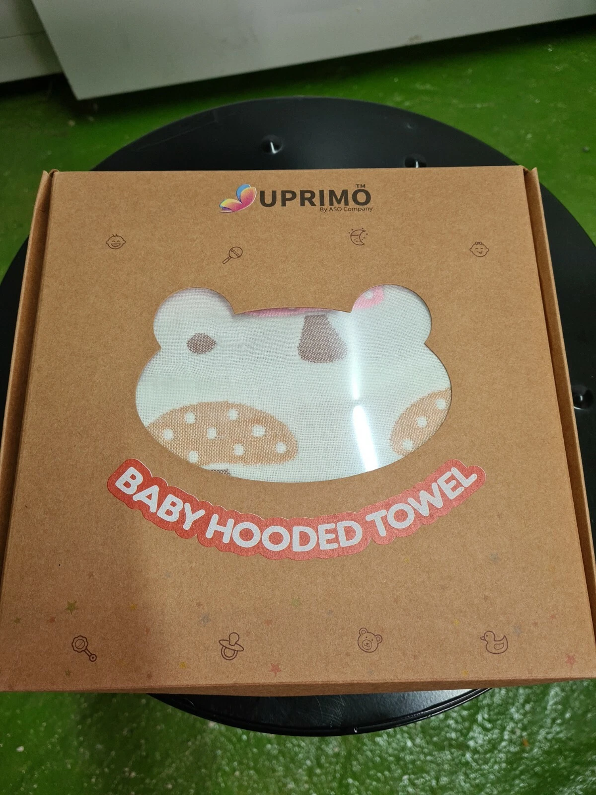 UPRIMO BABY HOODED TOWEL