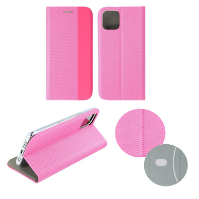 FÜR XIAOMI REDMI NOTE 10 5G - SENSO Handy Tasche Hülle Case Schutz Wallet ROSA