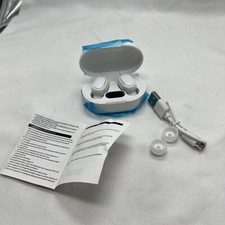 Brand new White Bluetooth wireless earbuds Ear Buds With charging cord case