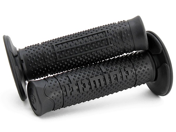Paar Handgriffe Domino Soft Plus Universal Motorrad Anthrazit 120MM Geschlossen-image