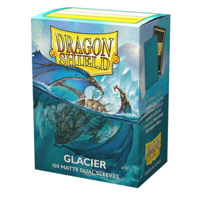 Dragon Shield Dual Matte - Glacier (100) - Brandneu & Versiegelt