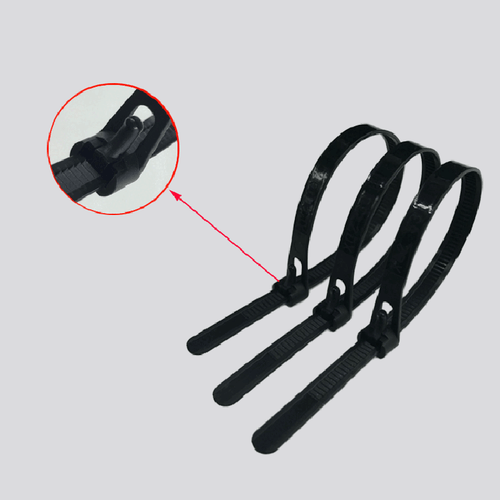 100Pcs Releasable/Reusable Cable Ties Premium Nylon Plastic Strong Zip Ties Wrap - Picture 6 of 9