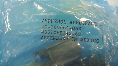 (1pc) MS3106E14S-6S Conn Cylindrical Circular SKT 6 POS Solder Cup ST Cable Moun