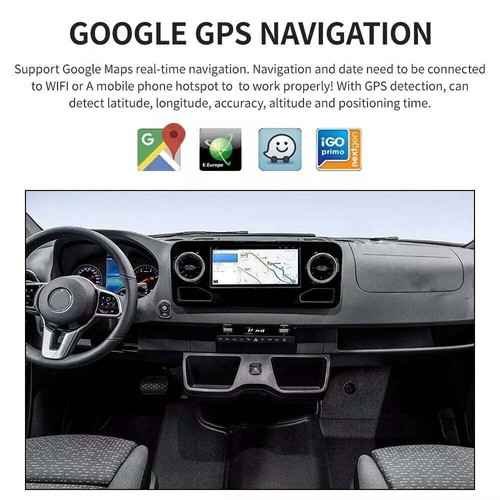 10.25'' HD Car Radio GPS Navigation Android 2+32GB For Benz Sprinter 2019-2021 - Picture 4 of 15