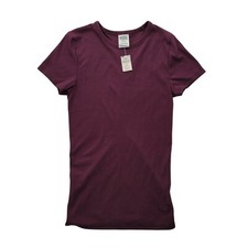 Victoria  s Secret PINK S/M Tee Shirt Short Sleeve Crew Neck Dog Embroidered Fit
