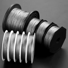 50M 7Strands Stainless Steel Fishing Braided Wire line Leaders 13-130lb Outdoor