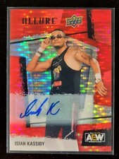 2022 AEW Allure Isiah Kassidy RED RAINBOW AUTO Trading Card #90726
