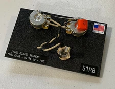  Fender 51 Precision Bass Harness Upgrade! CTS, Orange Drop, Switchcraft, Gavitt