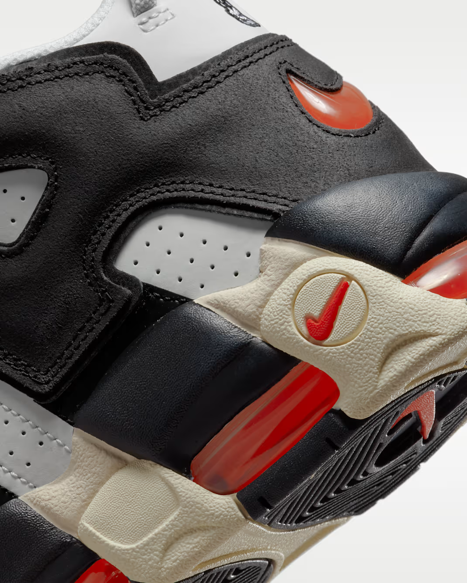 NIKE Air More Uptempo '96 DX3356 001 Photon Dust Orange Black Red