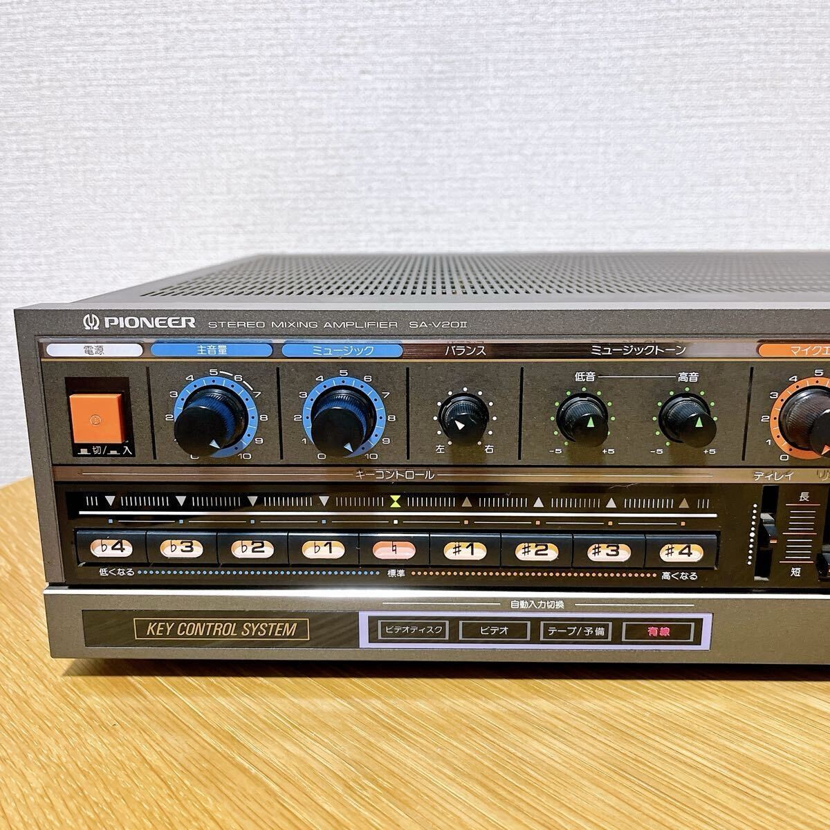 PIONEER SA-V20II Karaoke Amplifier Tested Microphones Echo PIONEER SA-V20II Karaoke Amplifier Tested Microphones Echo