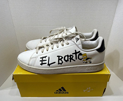 adidas The Simpsons x Grand Court Bart El Barto Cloud White/Core Black H02555