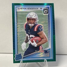 2025 Donruss Optic #248 TreVeyon Henderson Green Hyper