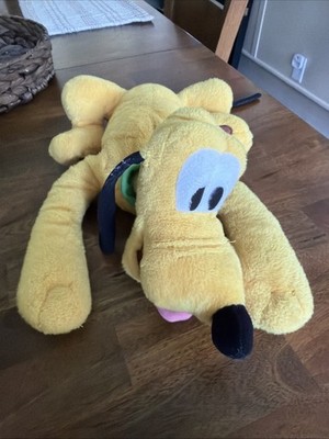 Disney Store Genuine Exclusive Original Authentic Pluto Plush Stuffed Animal 16 
