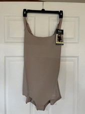 Maidenform Shaping Bodysuit Sculpt Extra Firm Intimate Undergarment Nude X-Large