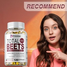 Total Beets 2060mg - Circulation Support,Superfood Beet Root Powder Nitric Oxide