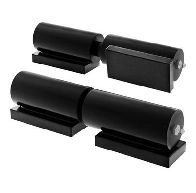 Heavy Duty Barrel Hinges 2 Pack 7 Inch Black Weld On Hinges For Trailer Gate Or