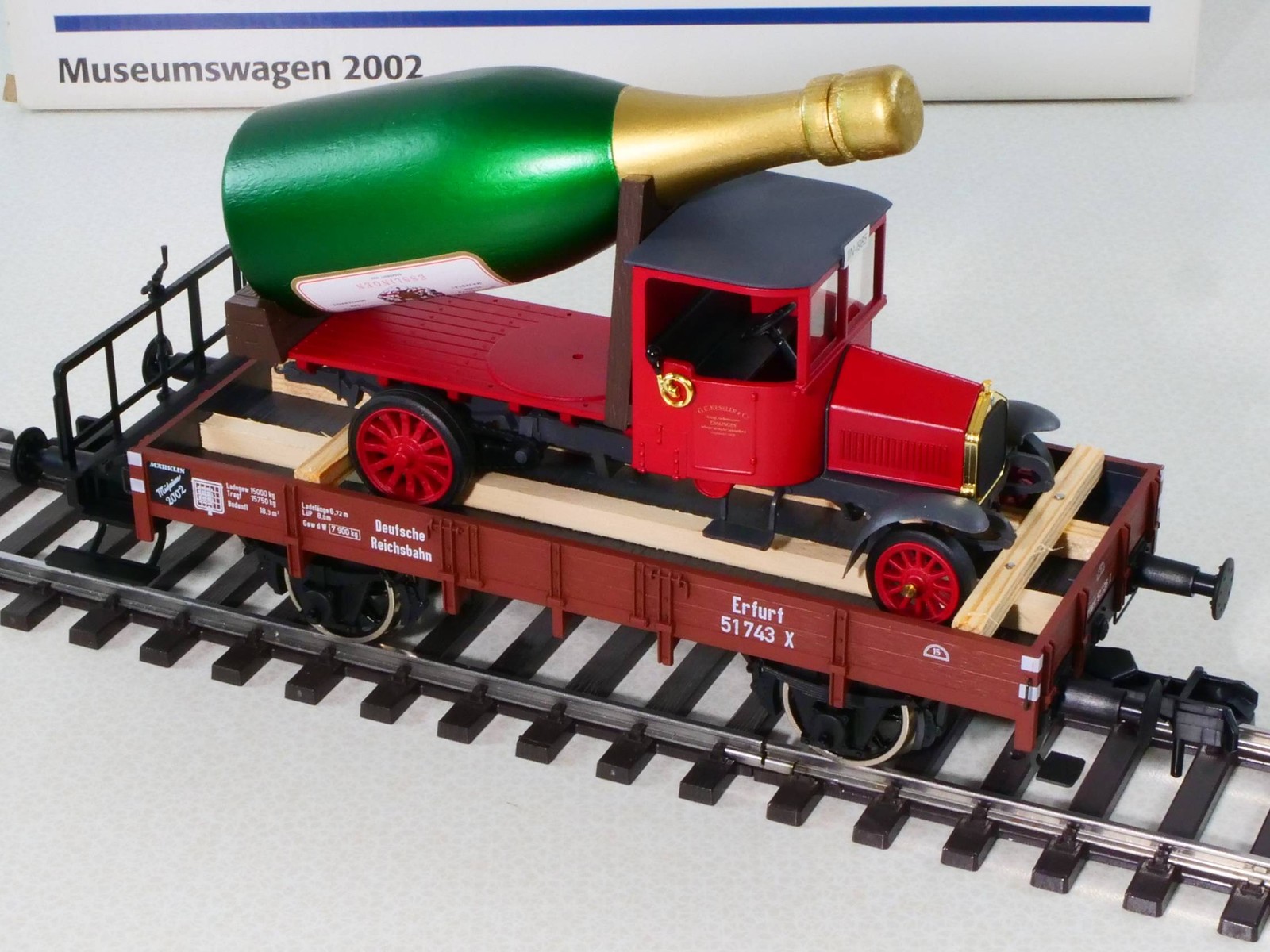 Märklin 58315 Museum Freight Car 2002 Kessler DRG Spur 1 Mint! OVP BL 1706-10-96