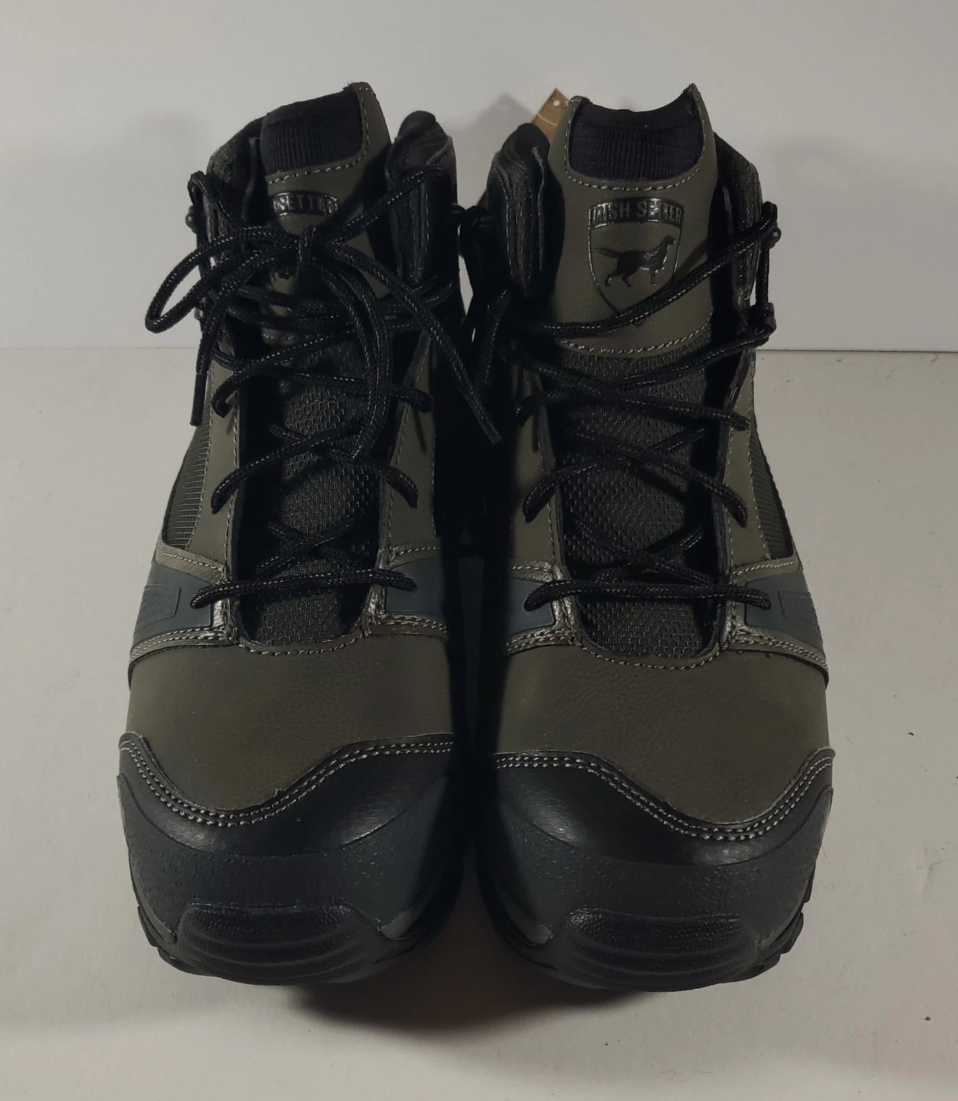 Irish Setter Crosby Hiking Boots Gray Black Mens 10 NWT