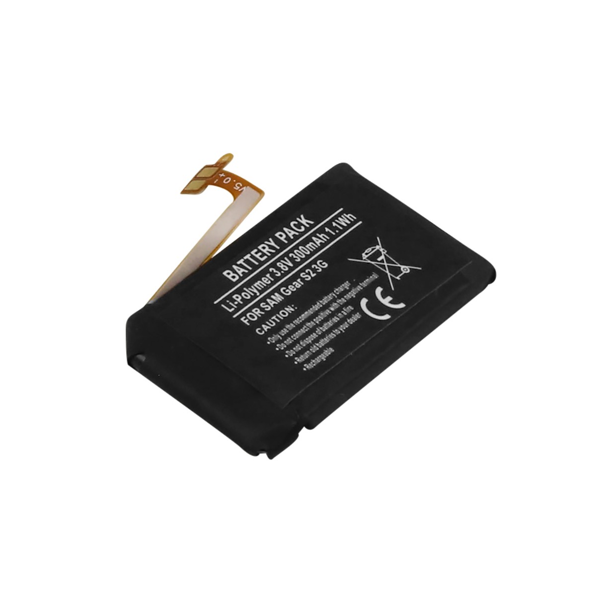 Batterie pour Gear S2 3G montre connectée Avizar EB-BR730ABE Li-Polymer 3.8V 300mAh