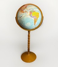 Vintage Replogle World Globe Mid Century Clas...