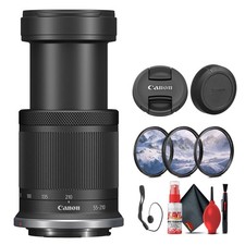 Canon RF-S 55-210mm f/5-7.1 IS STM Lens Canon RF Portrait  Travel -Pro Bundle