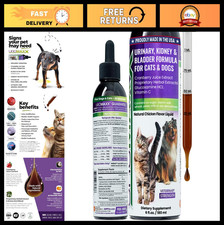 Pet Urinary Tract Treatment for Cats Dogs - Bladder Kidney Support, 6 oz
