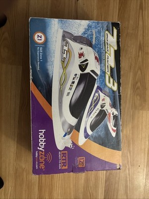 Hobbyzone Vintage Rc Zigzag Racer Used In Box Untested as is no battery 