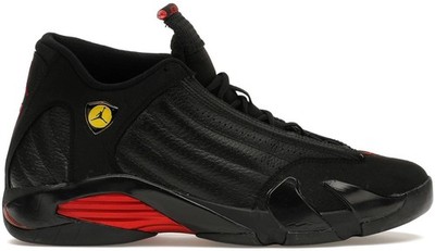 Air Jordan 14 Retro Low   Black/Red/Yellow (Size 12)   Rare 90s Classic