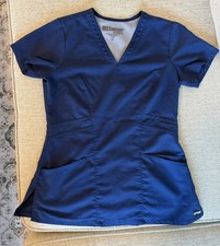 Grey's Anatomy by Barco Women's Navy Blue Scrub Set XS - USED