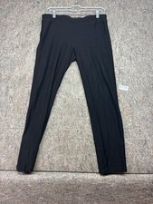 Eileen Fisher Pants Women's Black Stretch Viscose Blend Straight XS Made in USA