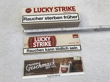 Holzbox Lucky Strike Red Zigaretten Sammler leer Dekoration Aufbewahrung