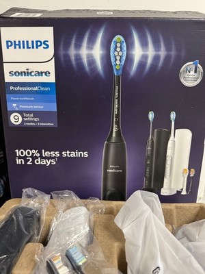 Philips Sonicare Professional Clean Rechargeable Electric Toothbrush, 2-pack