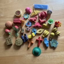 Vintage 1980’s Animals Fruit Sports Eraser Rubber & Topper Bundle Joblot