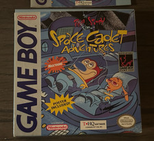 Nintendo GAMEBOY REN  STIMPY SPACE CADET ADVENTURES 1992 with Poster  Booklet