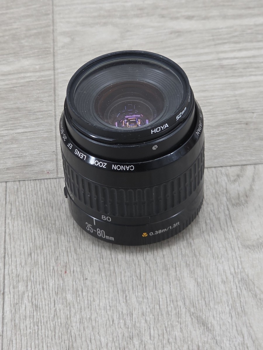 Canon EF 35-80mm f/4-5.6 II Zoom Lens + Hoya 52mm UV Filter Japan