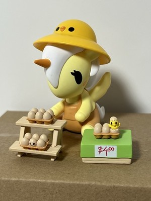 Tokidoki Unicorno Farmer's Market Fresh Egg Stand Vinyl Figure NEW