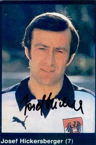 Josef Hickersberger, 39 Lsp. For Austria, ÖFB, personally collected!