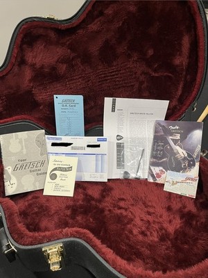 2003 17  Gretsch White Falcon OHSC W/Case Candy, O.K. Card, Org. Receipt G7593