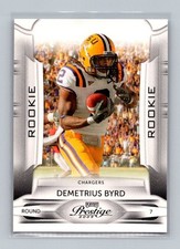 Demetrius Byrd 2009 Playoff Prestige Rookie #141 San Diego Chargers