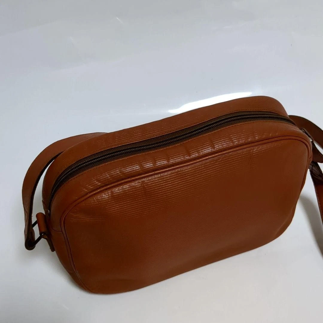 SAINT LAURENT (YSL) Borsa a tracolla Yves Saint Laurent autentica da donna in pelle marrone