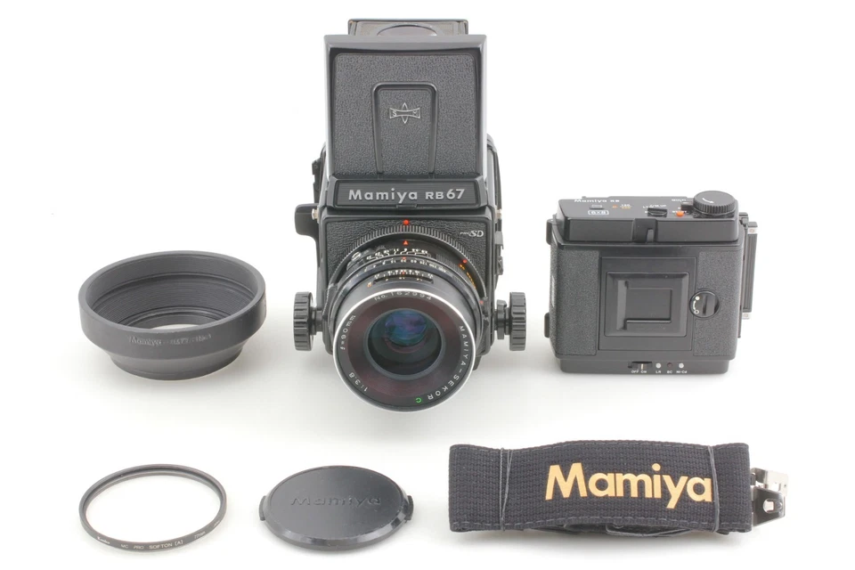 [MINT w/ Strap] Mamiya RB67 Pro SD Sekor C 90mm f3.8 6x8 120 Motorized JPN #1814 - Image 2 of 4