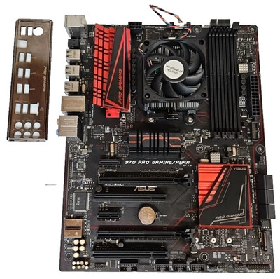 ASUS 970 Pro Gaming/Aura AMD AM3 Mainboard nur Strom getestet