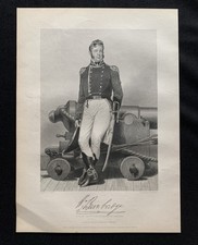 steel engraving Bainbridge William US Navy The Capture of the Java 4 America 250