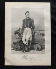 steel engraving Bainbridge William US Navy The Capture of the Java 4 America 250