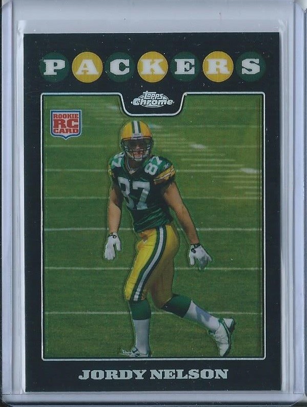 2008 TOPPS CHROME REFRACTOR #207 - JORDY NELSON RC