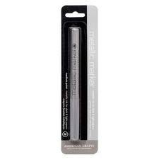 American Crafts Metallic Marker Medium Tip-Silver