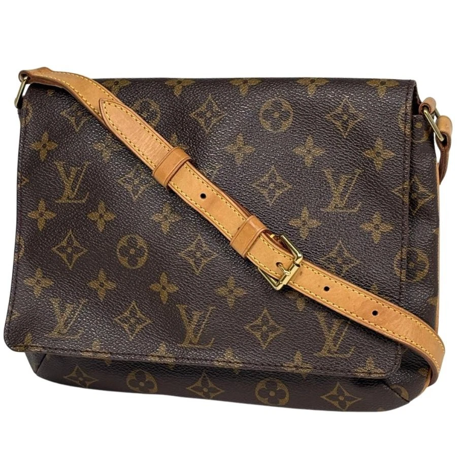 Vuitton — Louis Vuitton Muset Tango Short Shoulders Monogram Brown Bag M51257 #BS1535