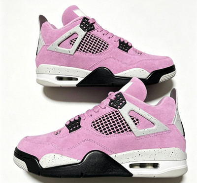 Jordan 4 ''Orchid'' Retro Basketball Shoes Men's/Women's Mid Top Us Size 5-12