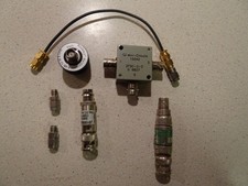 6 Used Assorted RF Attenuators + a ZFSC-2-2 Splitter/Combiner